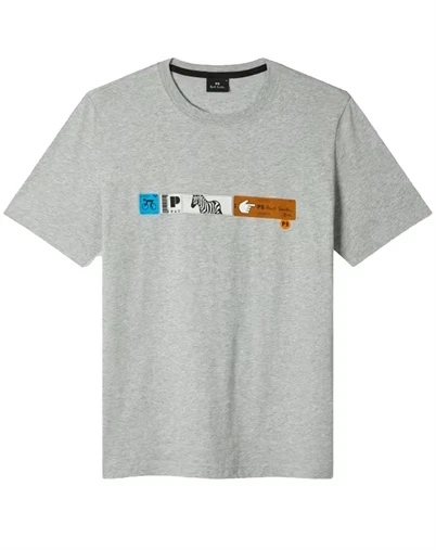 Paul Smith - Men Fit T-Shirt - Grey 